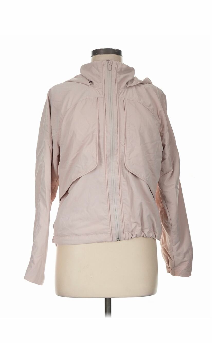 Lululemon Women's Hooded Full Zip Lightweight Jacket Pink Size 6
